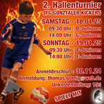 2. Hallenturnier JFG Günztaler Kickers - Samstag & Sonntag, 18. und 19. Januar 2025